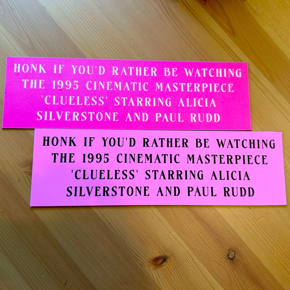 Honk If You’d Rather Be Watching Car Magnet 🧲